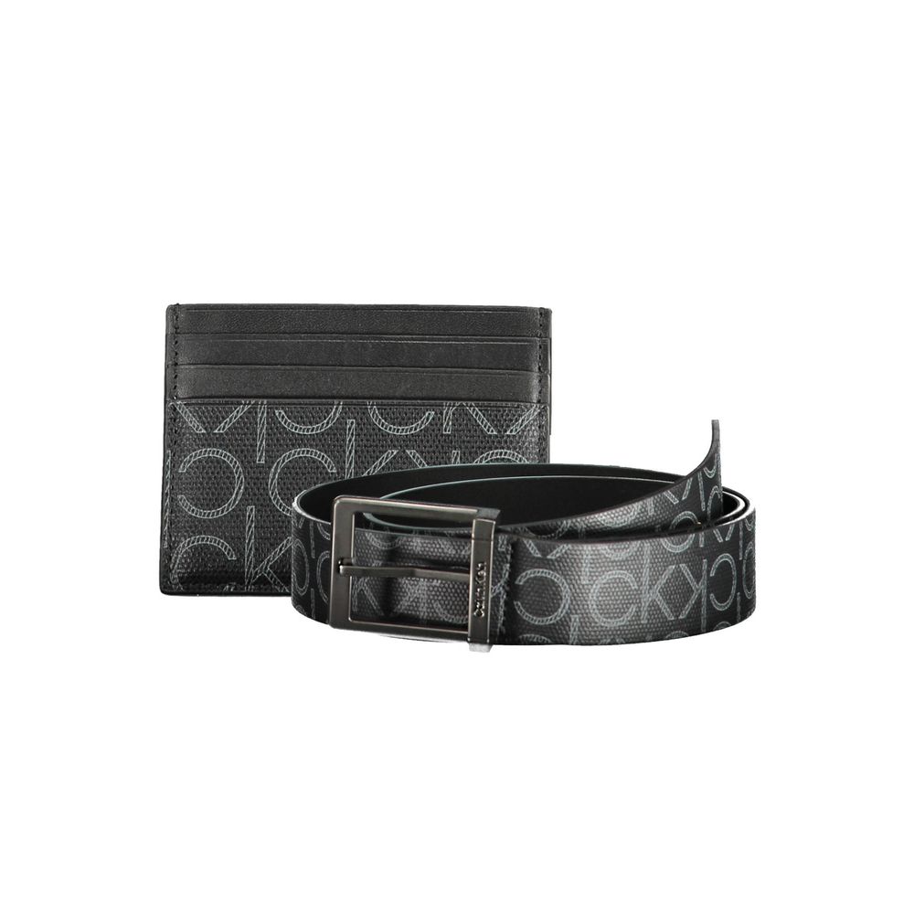 Calvin Klein Black Polyethylene Mens Wallet Mens Wallet