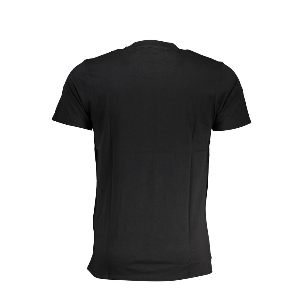 Cavalli Class Black Cotton T-Shirt Mens T-Shirt