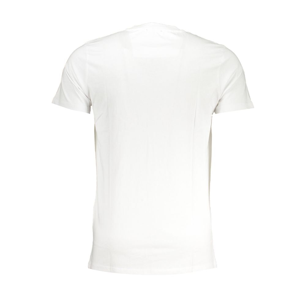 Cavalli Class White Cotton T-Shirt Mens T-Shirt