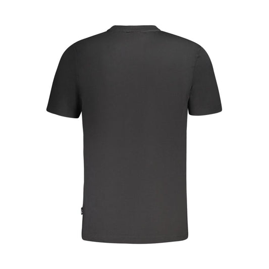 Fila Black Cotton Men T-Shirt Mens T-Shirt