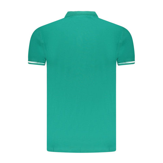 Cavalli Class Green Cotton Men Polo Shirt Mens T-Shirt