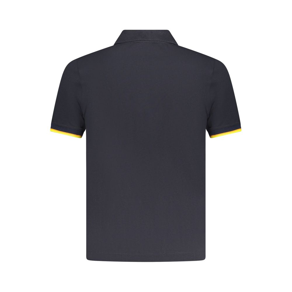 K-WAY Blue Cotton Polo Shirt Mens T-Shirt