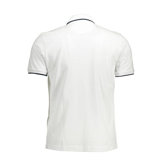 La Martina White Cotton Polo Shirt