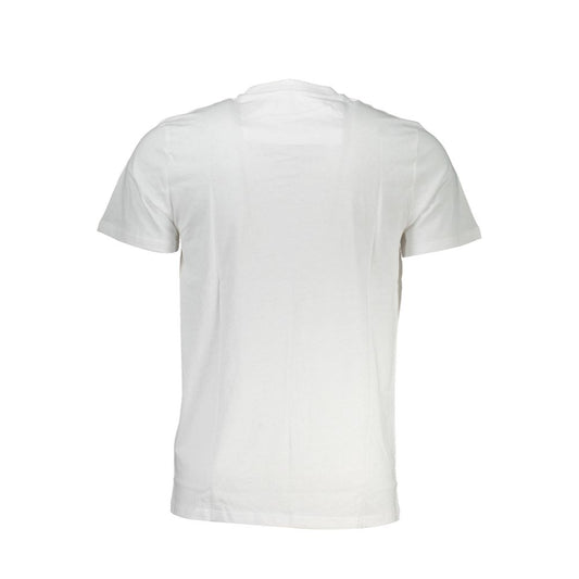 Cavalli Class Bianco Cotton Men T-Shirt
