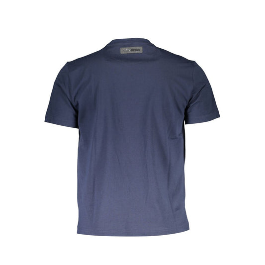 Plein Sport Blue Cotton Men T-Shirt Mens T-Shirt