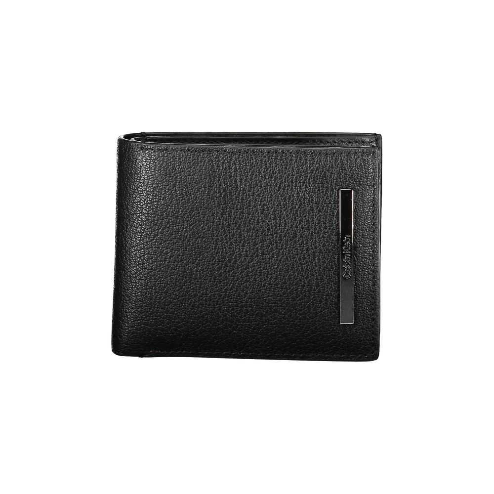 Calvin Klein Black Leather Wallet Mens Wallet