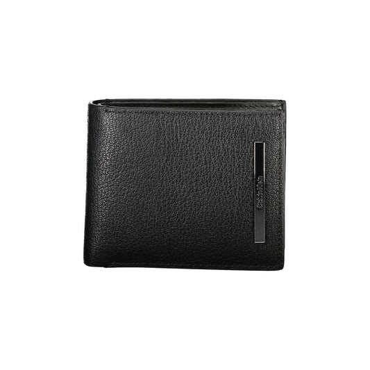 Calvin Klein Black Leather Wallet Mens Wallet