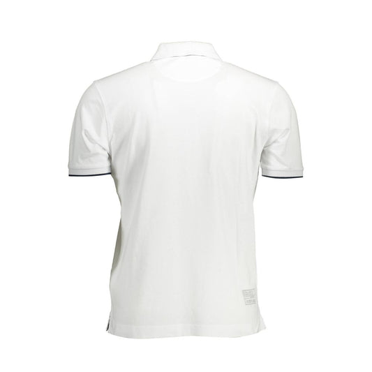 La Martina White Cotton Polo Shirt