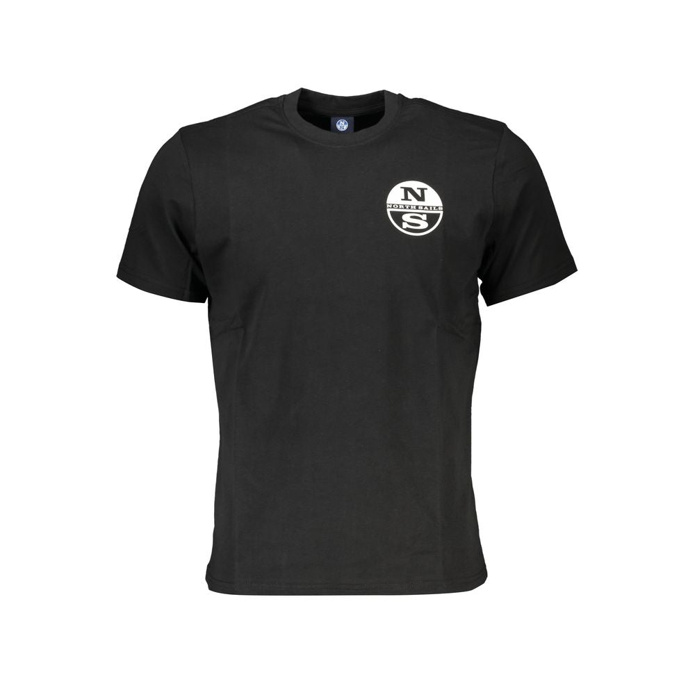 North Sails Black Cotton T-Shirt Mens T-Shirt
