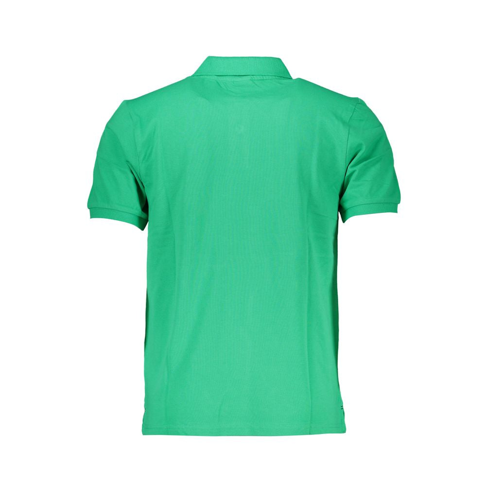 North Sails Green Cotton Polo Shirt Mens T-Shirt