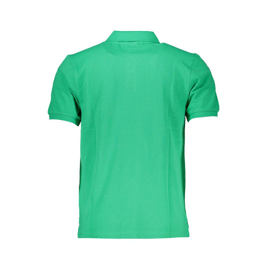 North Sails Green Cotton Polo Shirt Mens T-Shirt