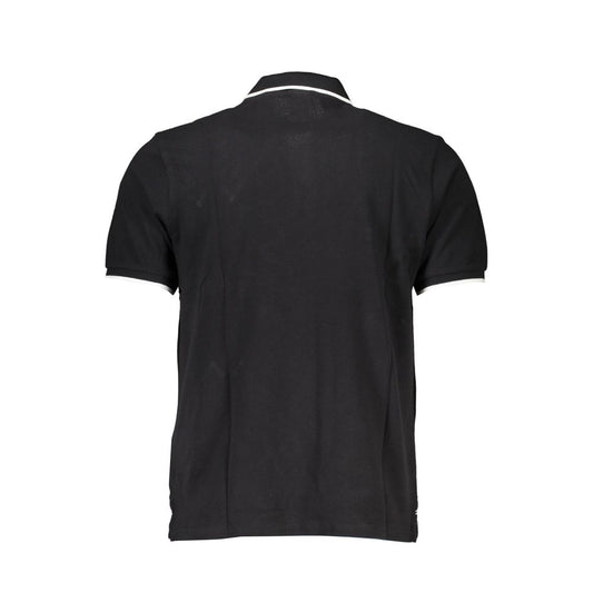 North Sails Black Cotton Polo Shirt Mens T-Shirt