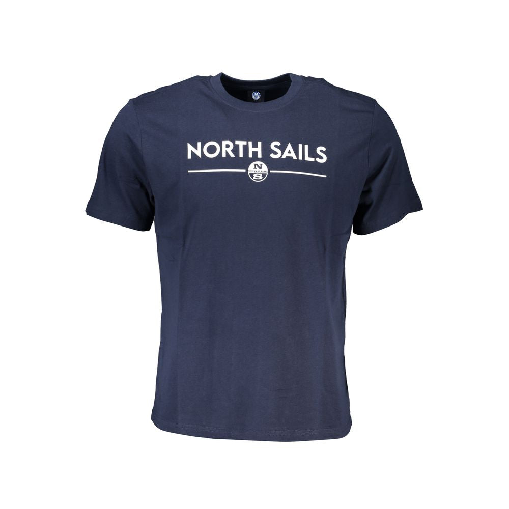 North Sails Blue Cotton T-Shirt Mens T-Shirt