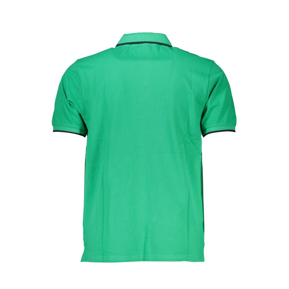 North Sails Green Cotton Polo Shirt Mens T-Shirt