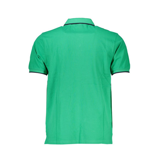 North Sails Green Cotton Polo Shirt Mens T-Shirt