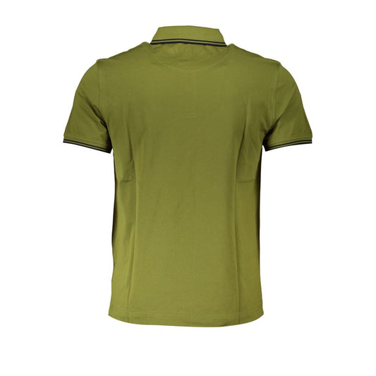 Harmont & Blaine Green Cotton Polo Shirt