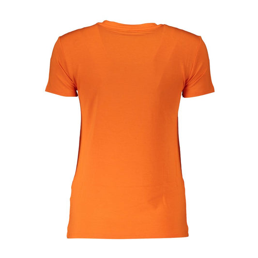 Patrizia Pepe Orange Elastane T-Shirt
