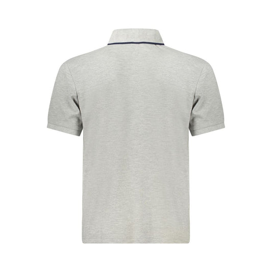 North Sails Gray Cotton Polo Shirt