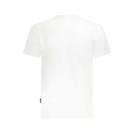 Fila White Cotton Unisex T-Shirt Mens T-Shirt