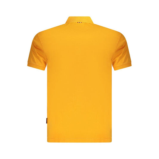 Napapijri Orange Cotton Polo Shirt