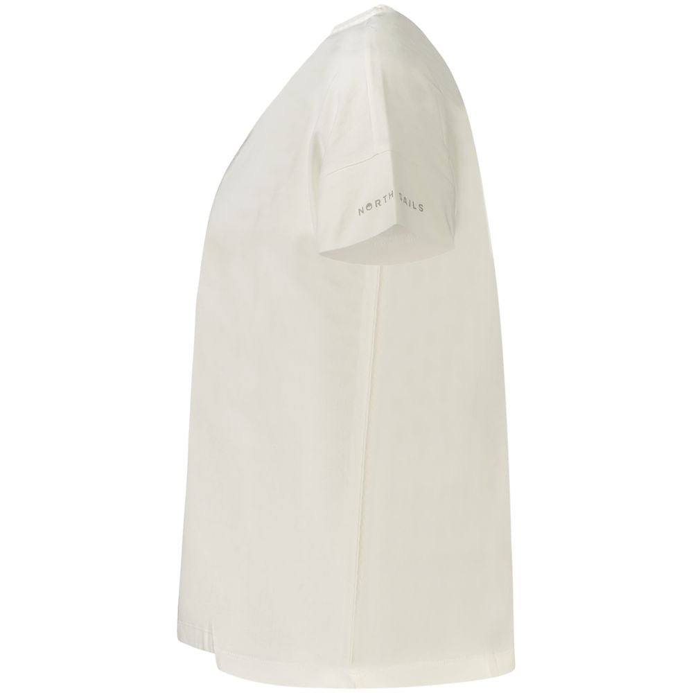 North Sails Bianco Cotton Women T-Shirt