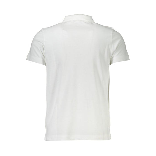 Cavalli Class White Cotton Men Polo Shirt Mens T-Shirt