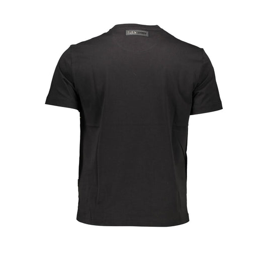 Plein Sport Black Cotton Men T-Shirt Mens T-Shirt