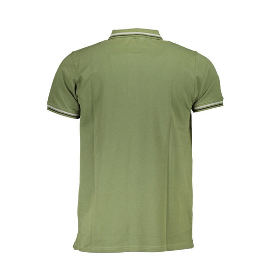 Cavalli Class Green Cotton Men Polo Shirt Mens T-Shirt