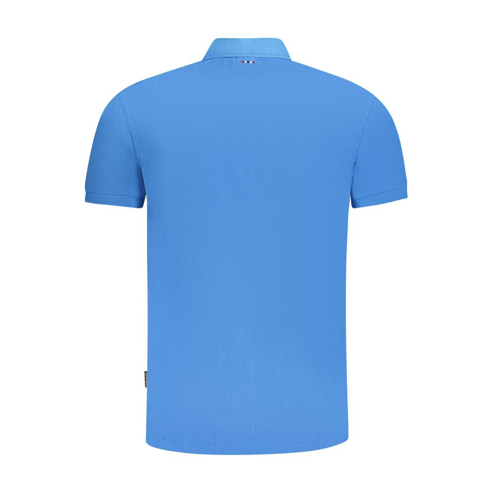 Napapijri Blue Cotton Polo Shirt
