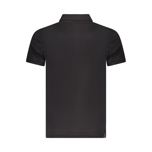Accademia Militare Black Cotton Polo Shirt