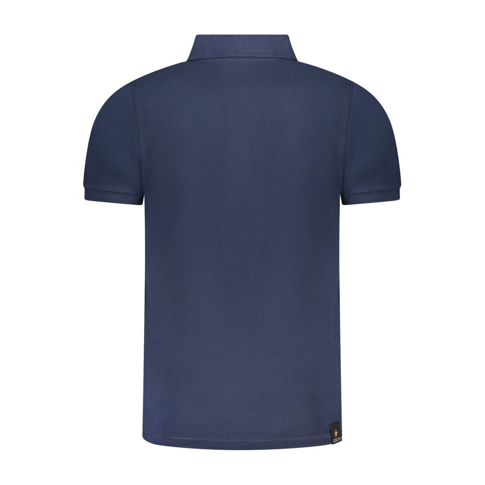 Accademia Militare Blu Cotton Men Polo Mens T-Shirt