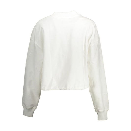 Calvin Klein White Cotton Sweatshirt
