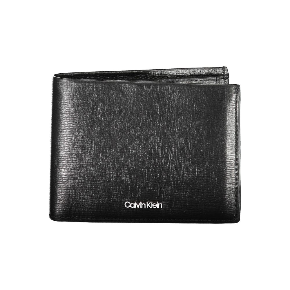 Calvin Klein Black Leather Wallet Mens Wallet