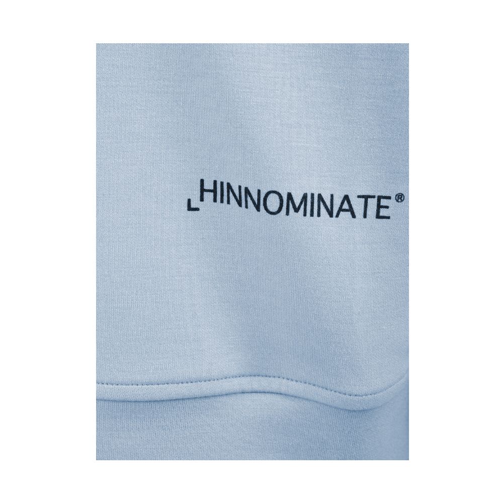 Hinnominate Blue Polyester Hoody