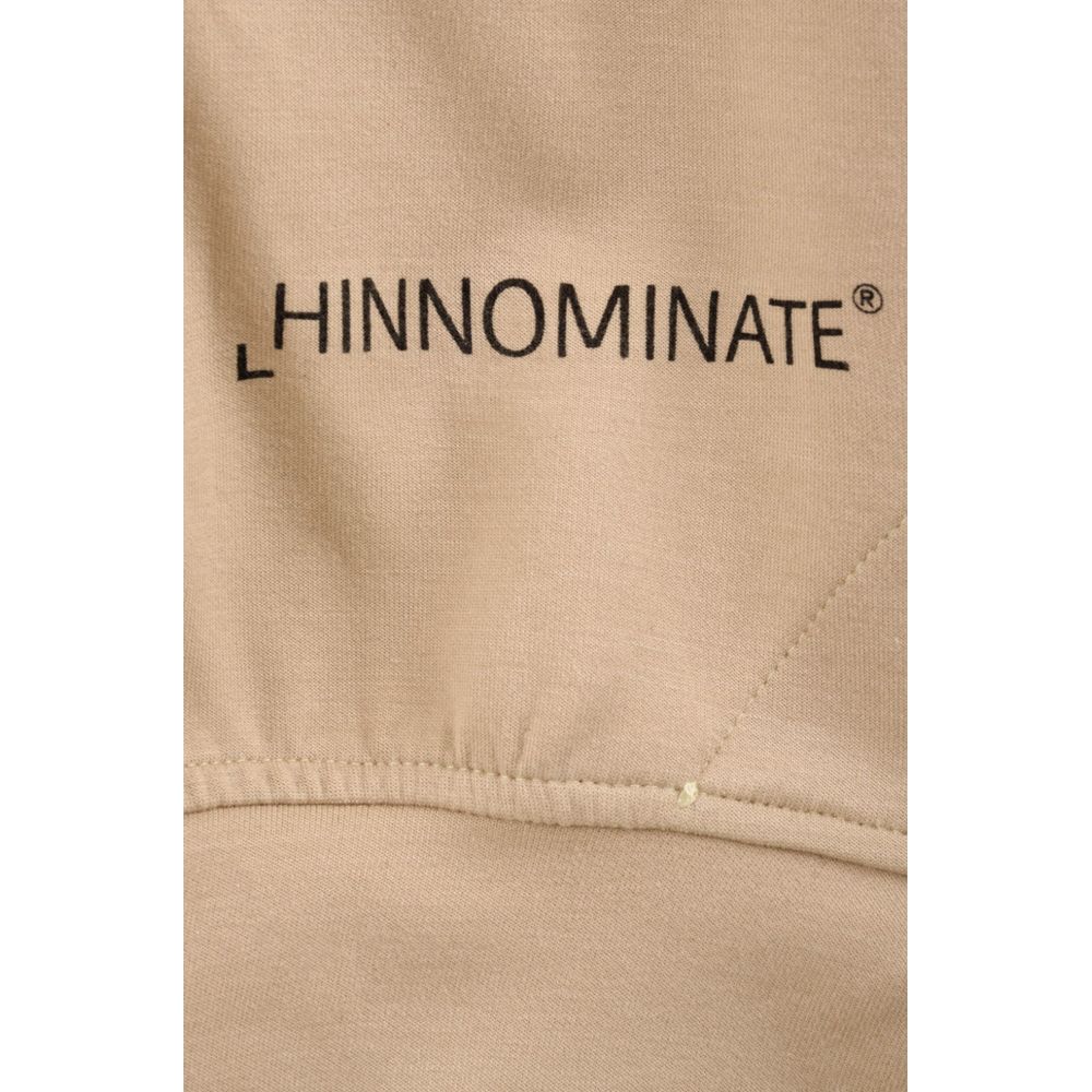 Hinnominate Beige Cotton Hoody