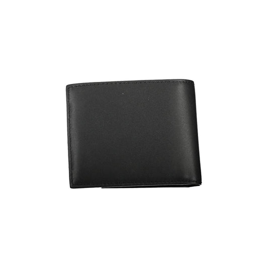 Calvin Klein Nero Poliuretano Uomo Wallet Mens Wallet