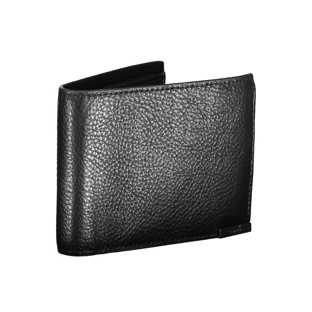 Calvin Klein Black Leather Wallet Mens Wallet