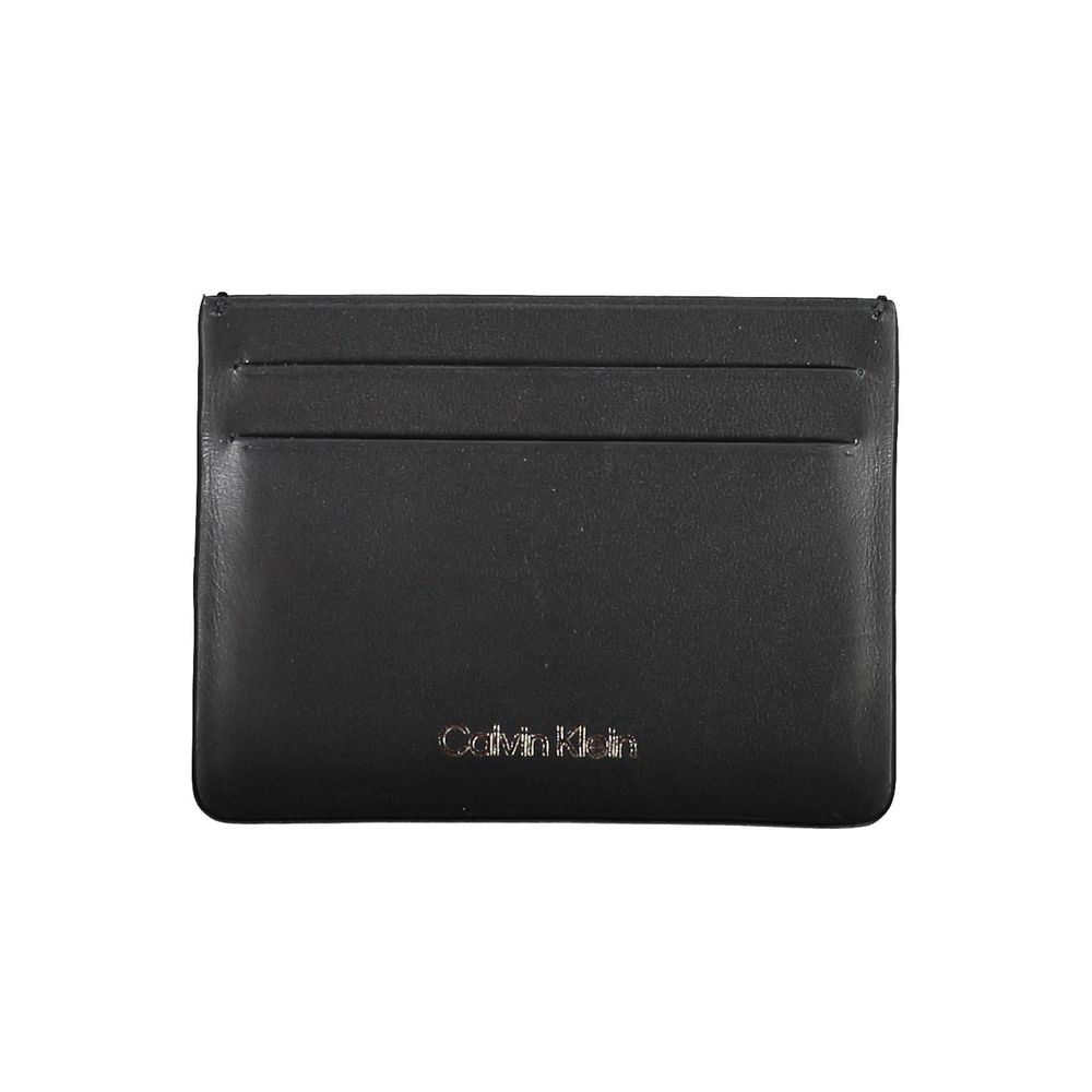 Calvin Klein Black Leather Wallet Mens Wallet