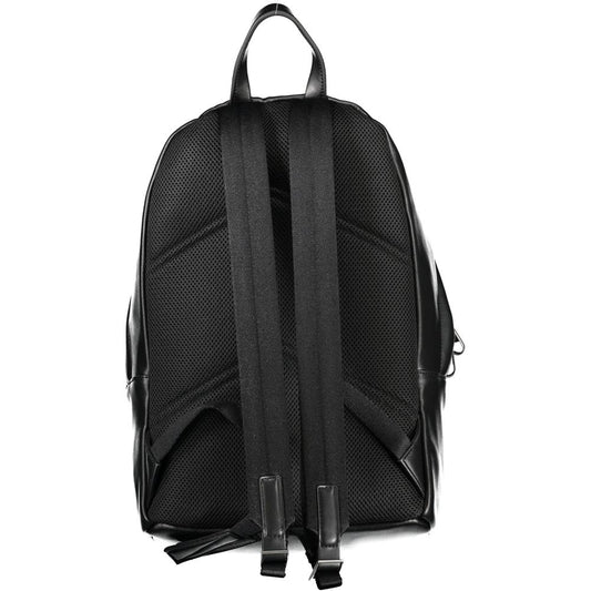 Calvin Klein Black Polyester Men Backpack