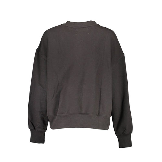 Calvin Klein Black Cotton Sweatshirt