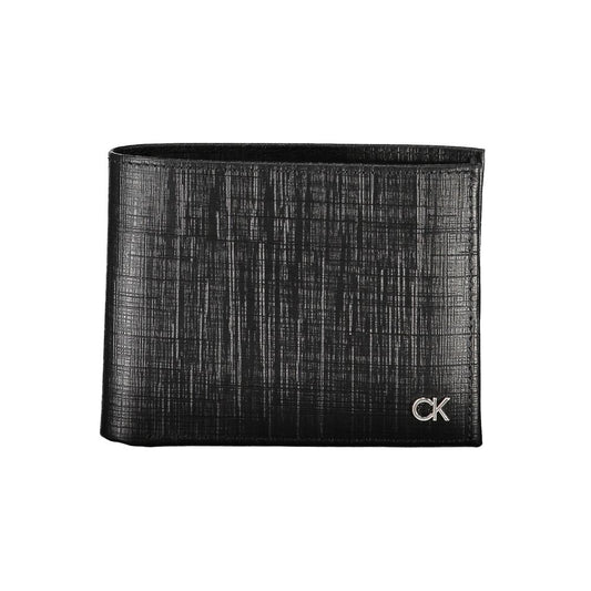 Calvin Klein Black Leather Wallet Mens Wallet