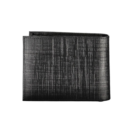 Calvin Klein Black Leather Wallet Mens Wallet