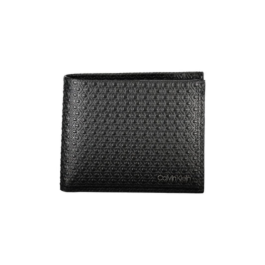Calvin Klein Black Leather Wallet Mens Wallet