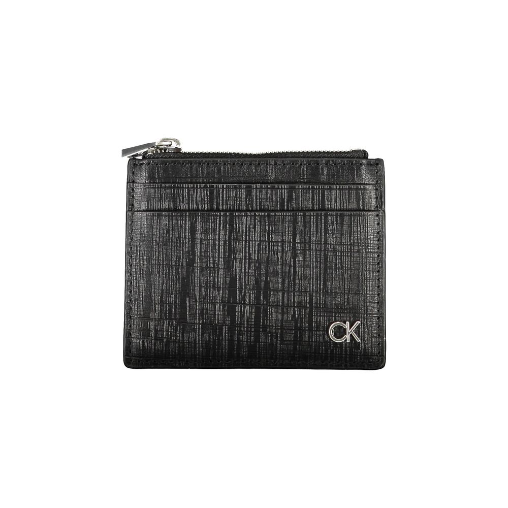 Calvin Klein Black Leather Wallet Mens Wallet