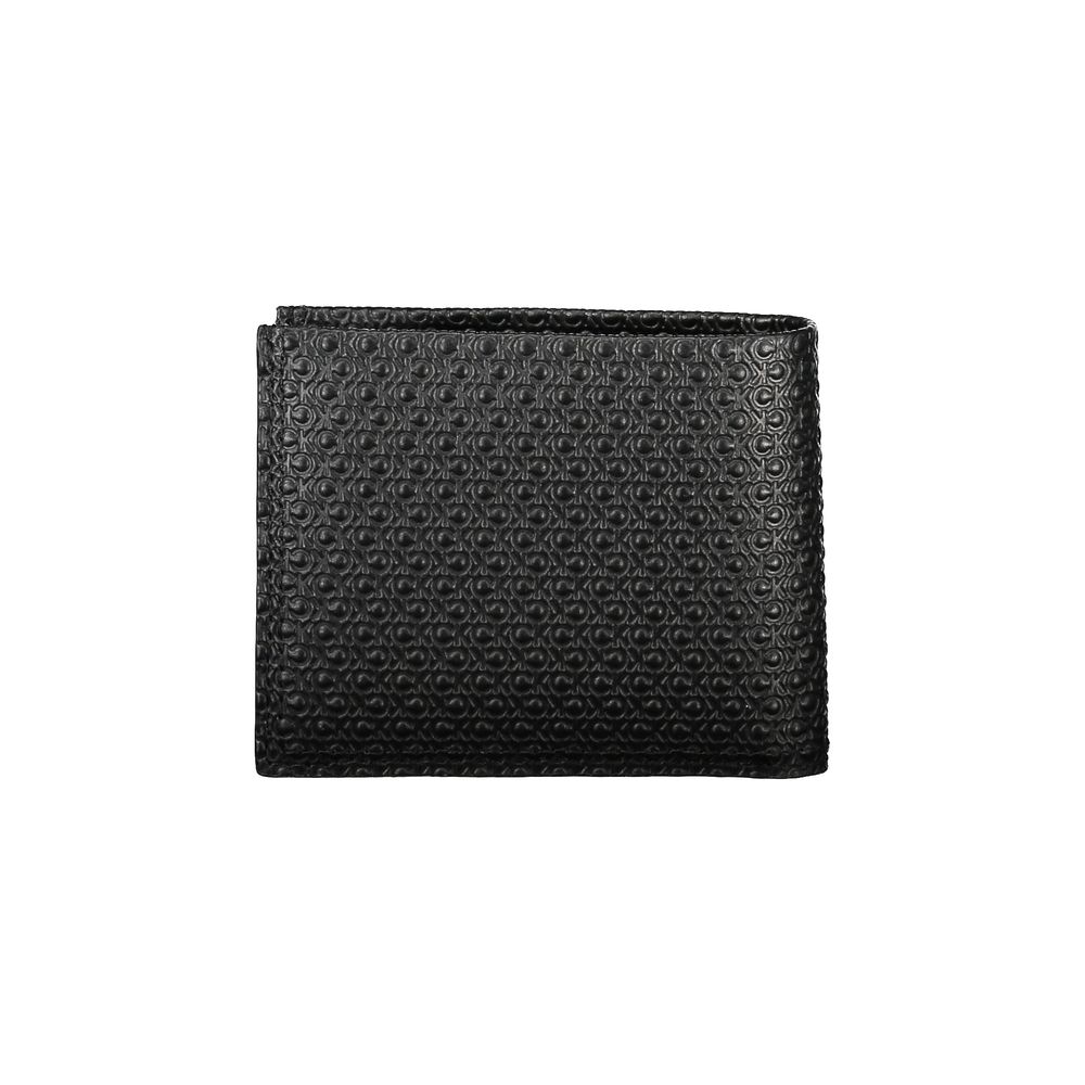 Calvin Klein Black Leather Wallet Mens Wallet
