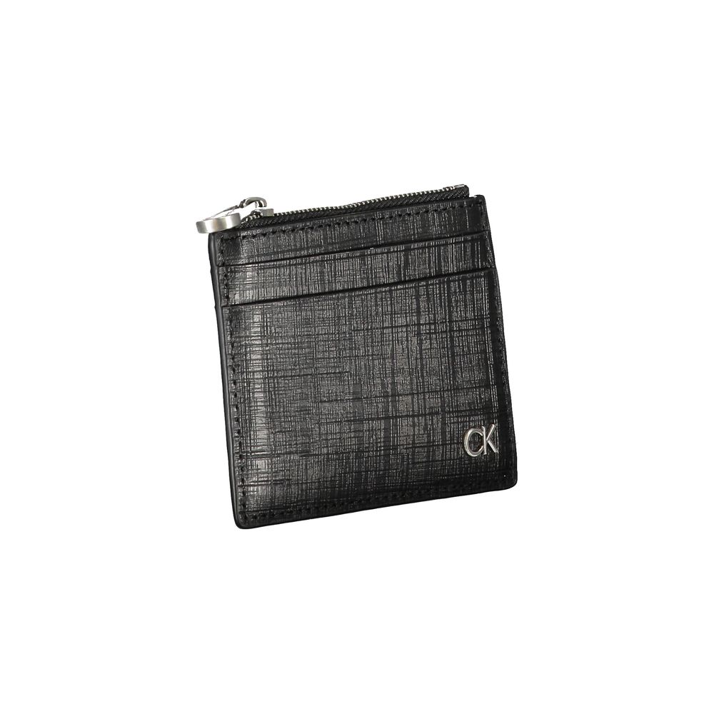 Calvin Klein Black Leather Wallet Mens Wallet