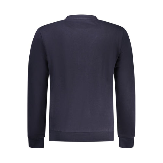 Napapijri Blue Cotton Sweatshirt Mens Sweater