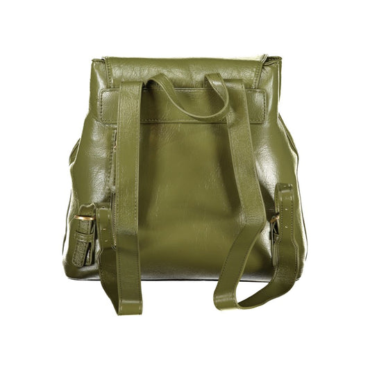 Mario Valentino Green Polyethylene Backpack Womens Backpack