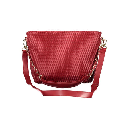 Mario Valentino Red Polyethylene Handbag