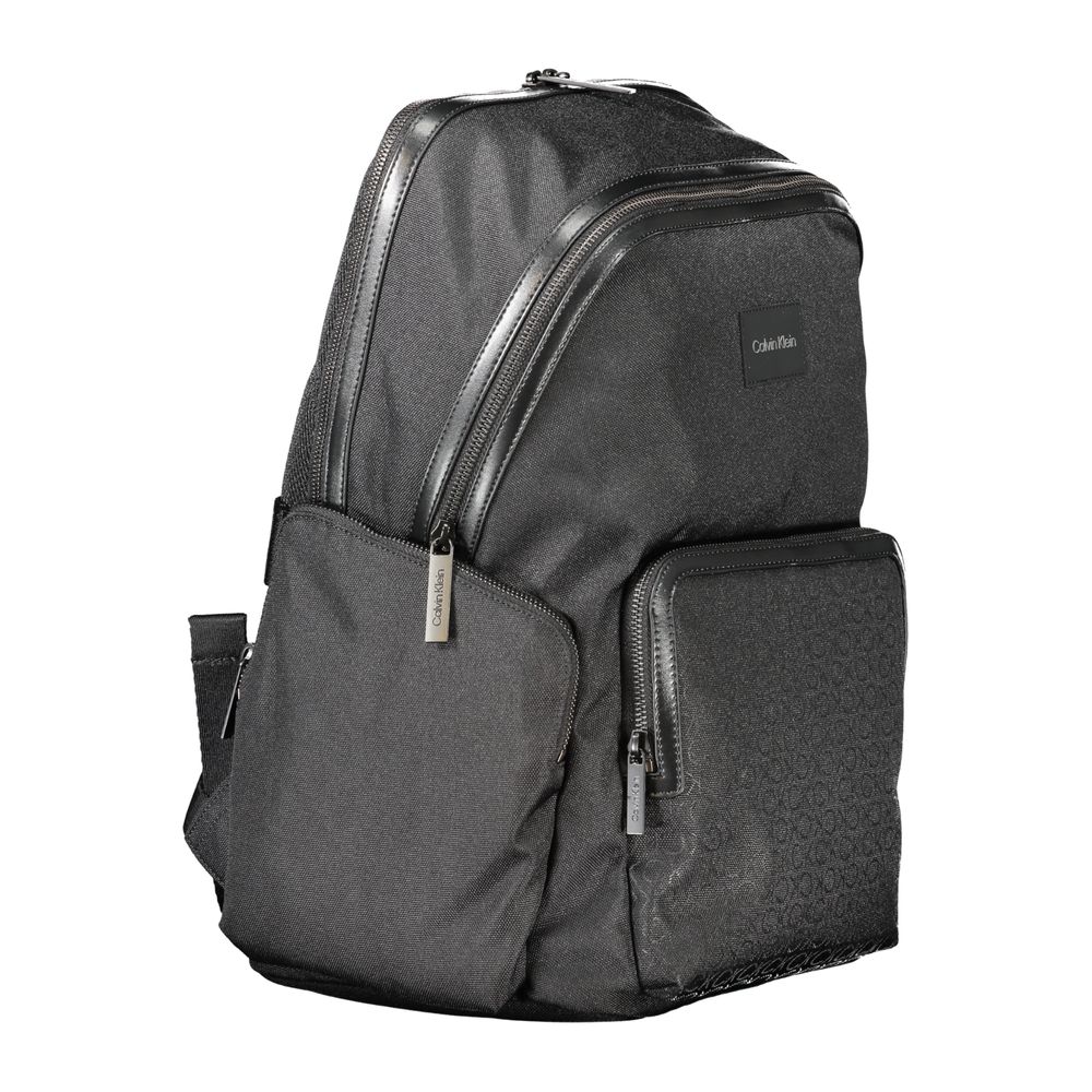 Calvin Klein Black Polyester Backpack Mens Backpack